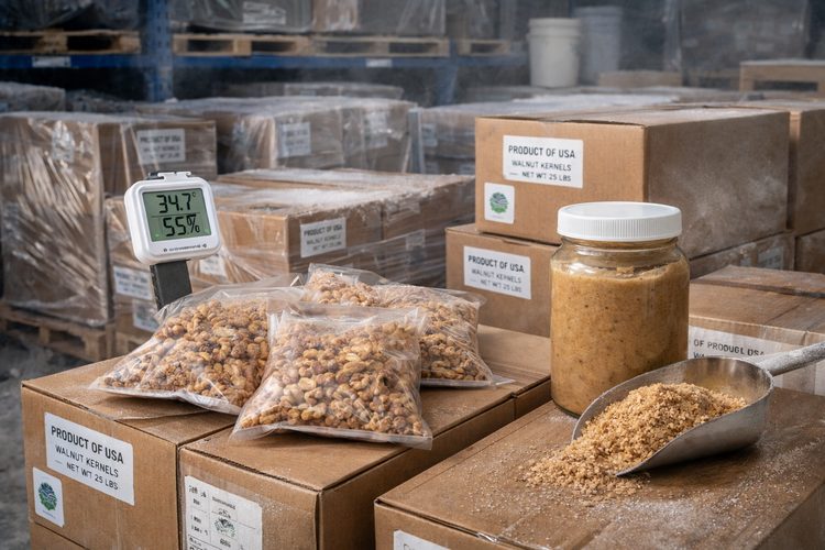 Illustrated placeholder for article titled Storage, Oxidation and Rancidity Control for Walnut Ingredients